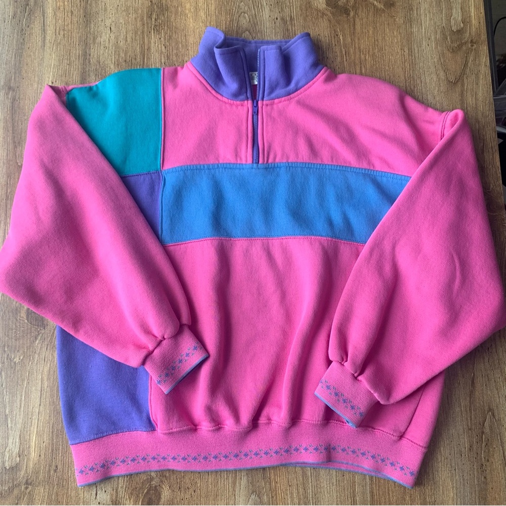 Vintage Northern Spirit 90s 1/4 Zip Pullover Sweatshirt